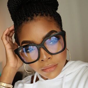 DIFF Charitable Eyewear Bella Blue Light Glasses - Black